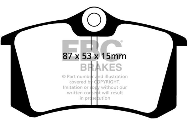 EBC Brakes Brake pad set DP680 Renault MASTER EBC Brakes brake pads DP680
