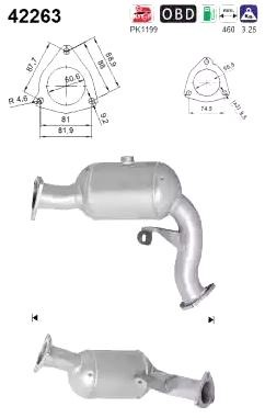 Katalysator VEGAZ AK-327 VEGAZ AK-327 Udstødning katalysator AUDI Q5 2025