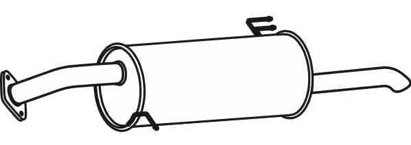 Bakre ljuddämpare VEGAZ KS-190 VEGAZ KS-190 Japsdämpare KIA CERATO 2009