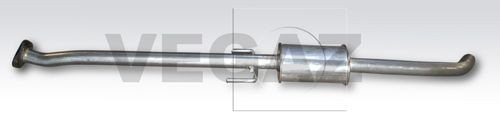 VEGAZ Μεσαίο σιλανσιέ KS-196 VEGAZ KS-196 Μεσαίο σιλανσιέ Kia Sephia FA γνήσια τιμες