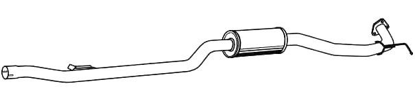 VEGAZ Marmitta centrale MIS-242 MIS-242 Scarico centrale VEGAZ Mitsubishi