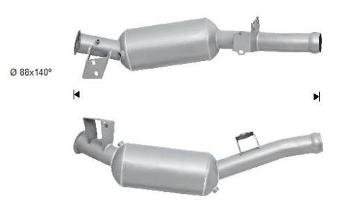 VEGAZ Filtre à particules MK-356SIC Mercedes-Benz Classe M Filtre à particules à suie échappement VEGAZ MK-356SIC