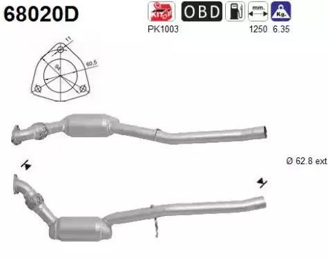 VEGAZ Katalizators MOK-805 Katalizators VEGAZ 110/127 MOK-805 lēti