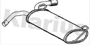 VEGAZ Einddemper OS-781 Einddemper, uitlaat VEGAZ CRUZE OS-781 goedkoop