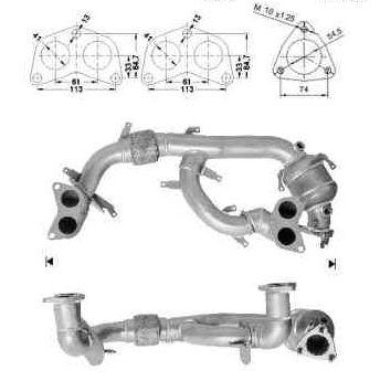 VEGAZ Καταλύτης SAK-925 Καταλύτες Subaru BD, BG SAK-925 VEGAZ