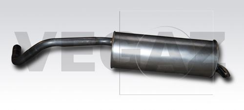 VEGAZ Πίσω σιλανσιέ VS-627 VS-627 Τελικό εξάτμισης VEGAZ VW PHAETON