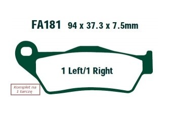 EBC Brakes Jarrupalat, levyjarru FA181HH FA181HH EBC Brakes Jarrupalat RENAULT KADJAR