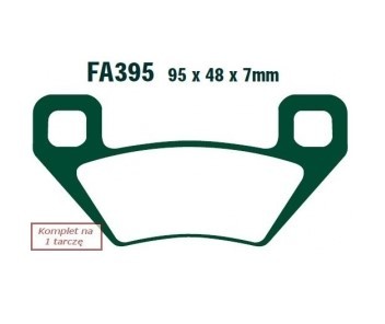 EBC Brakes Bremseklodser FA395TT Klodser EBC Brakes SEDICI FA395TT billig