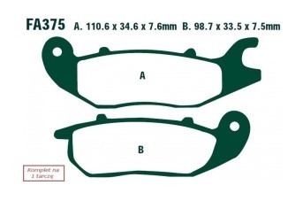 EBC Brakes Bremžu kluči SFA375 EBC Brakes Bremžu uzliku kompl., disku bremzes NISSAN SFA375