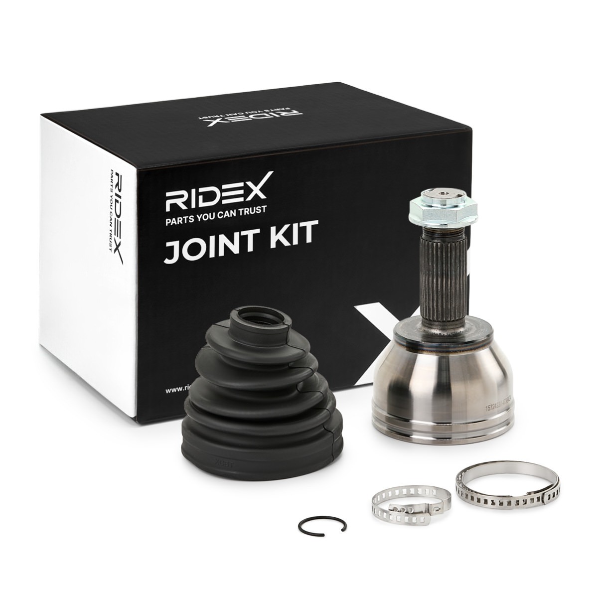 RIDEX Homokineet reparatie set, aandrijfas 5J0352 Homokineet reparatie set aandrijfas RIDEX 124-serie 5J0352 goedkoop