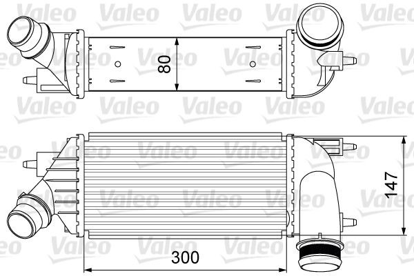 VALEO Vahejahuti 818583 VALEO 818583 Õhuradiaator Xsara hind