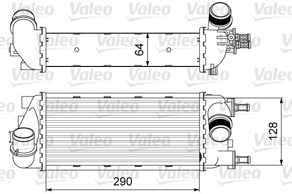 Intercooler VALEO 818585 VALEO 818585: Radiator intercooler Fiat 500 2022