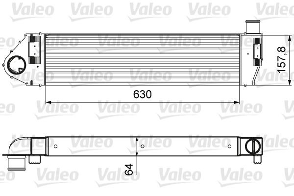 VALEO Intercooler 818621 Renault 19 Radiateur de turbo VALEO 818621