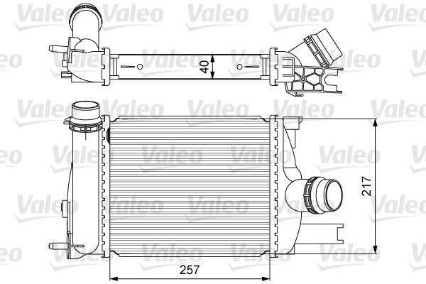 VALEO Intercooler 818622 VALEO 818622 Intercooler Clio IV Van prijs