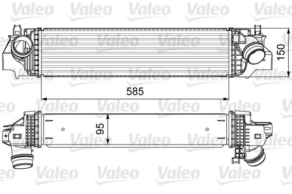 VALEO Ιντερκούλερ 818640 Ιντερκούλερ VALEO BMW Σειρά 4 818640