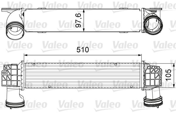 VALEO Interkūlers 818664 Interkūlers VALEO X5 818664 lēti