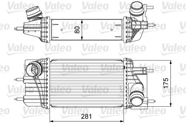 Intercooler VALEO 818666 VALEO 818666 Laddluftkylare NISSAN JUKE 2021