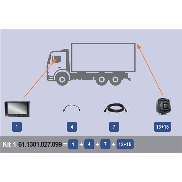 MEKRA Atpakaļskata kamera 61.1301.027.099 61.1301.027.099 Parkošanās sensori BMW 3. Sērija MEKRA
