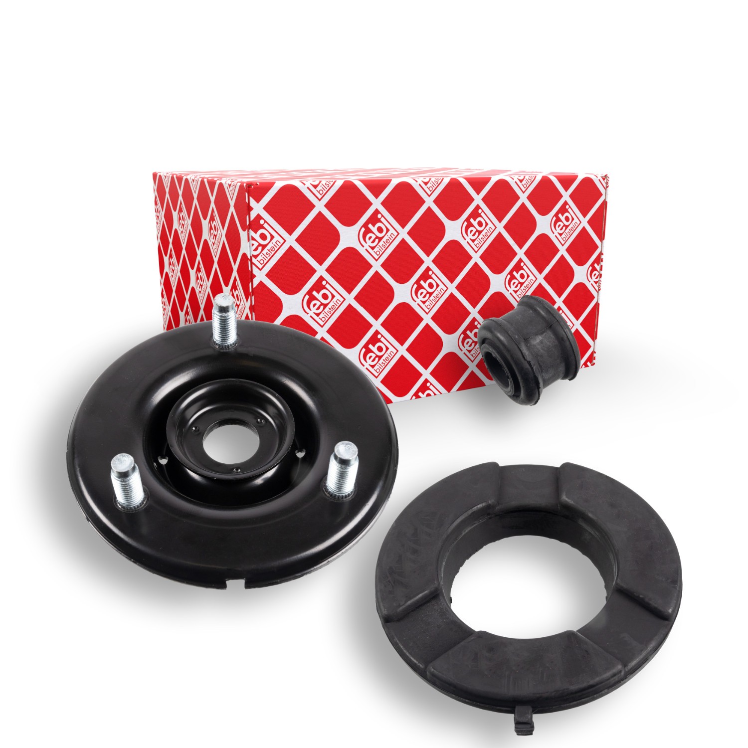 Fjäderbenslagring FEBI BILSTEIN 107281 FEBI BILSTEIN 107281 Fjäderbenslager fram och bak Nissan NAVARA 2007
