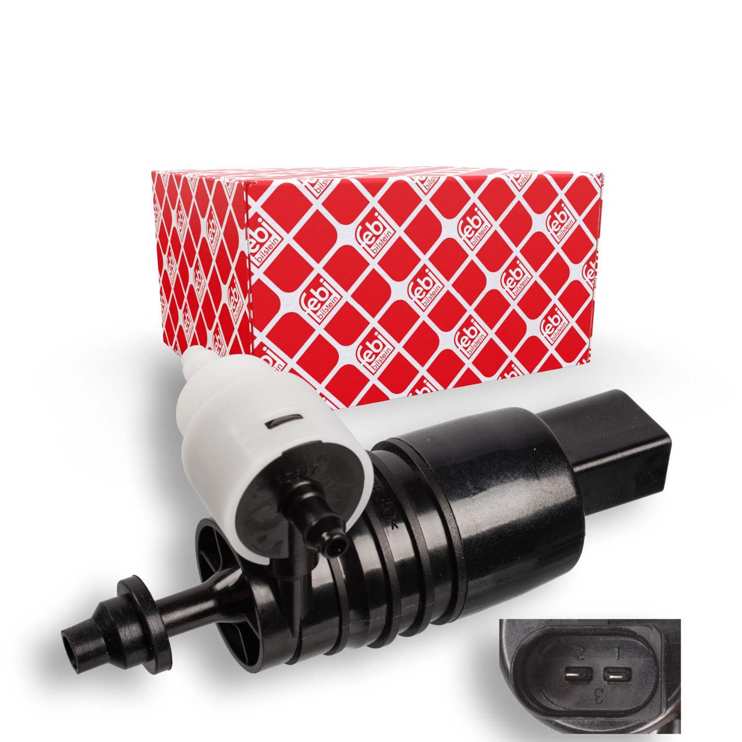 FEBI BILSTEIN Pompa acqua lavaggio, Pulizia cristalli 107463 107463 Pompa tergicristalli MAZDA BT-50 FEBI BILSTEIN costo