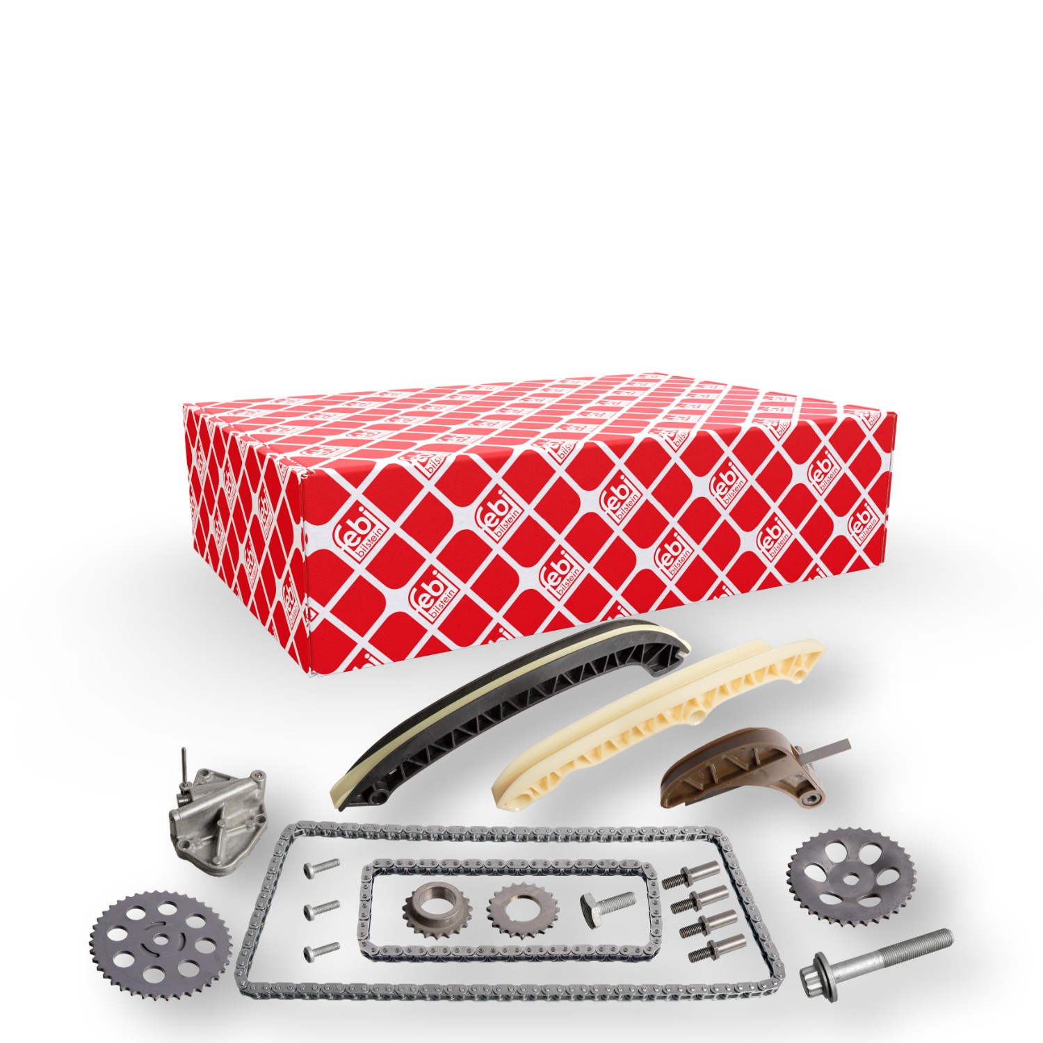 Kit de distribuição FEBI BILSTEIN 107691 FEBI BILSTEIN 107691 Corrente de distribuição Skoda FABIA 2001