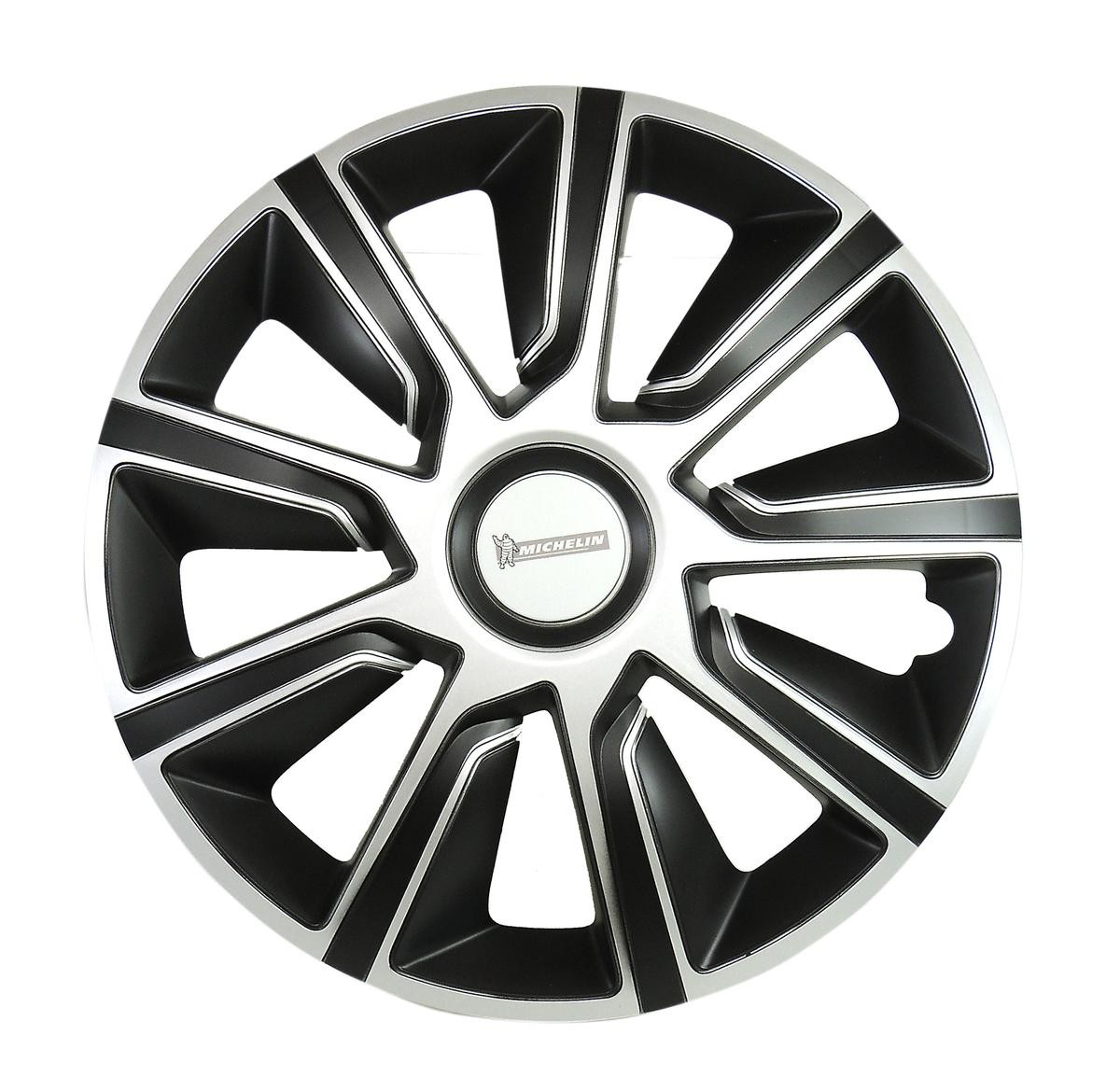 Michelin Dekoratīvie diski 16 colla 4 Komplekts melns/sudraba Michelin 009115 Dekoratīvie diski 16 colla 4 Komplekts melns/sudraba aksesuāri INNOCENTI Elba (146)