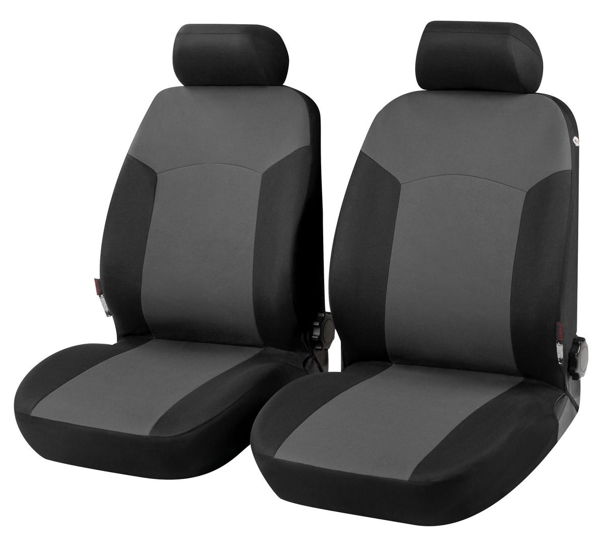WALSER Coprisedile nero/grigio, Poliestere, anteriore WALSER 13412 Coprisedile nero/grigio, Poliestere, anteriore accessori Audi A7 4g