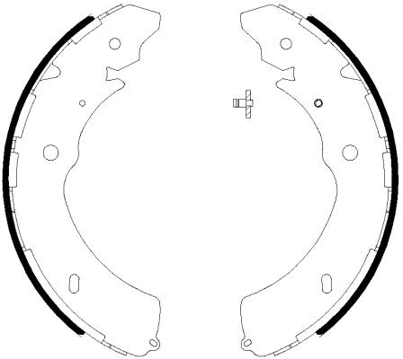 Sada brzdových čeľustí HELLA 8DB 355 038-031 HELLA 8DB 355 038-031 Sada brzdových čeľustí predné a zadné Isuzu D-MAX 2007