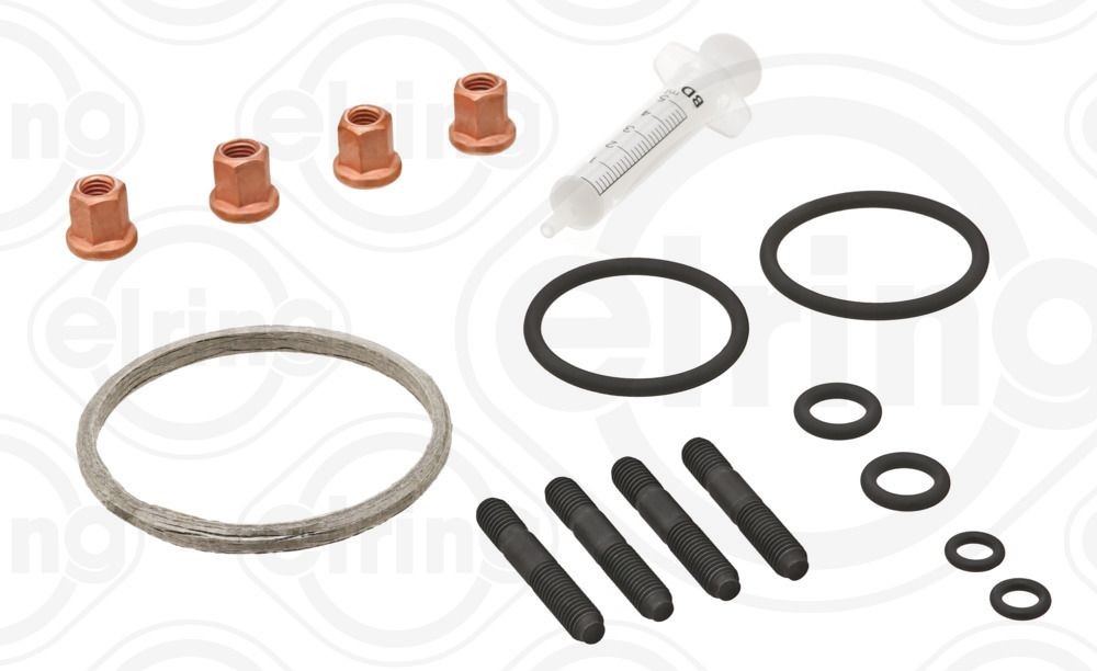 ELRING Kit montaggio turbocompressore 877.100 ELRING 877.100 Kit montaggio impianto gas scarico SEAT Ibiza KJ1 originale prezzo