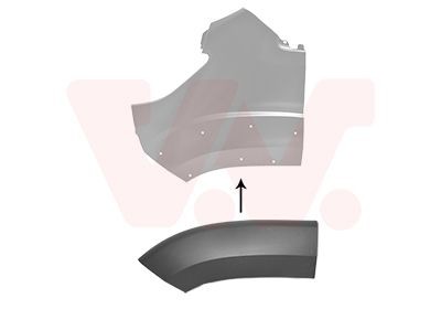 VAN WEZEL Διεύρυνση, φτερό 1652523 VAN WEZEL 1652523 Πρόσθετα φτερά Suzuki GRAND VITARA γνήσια