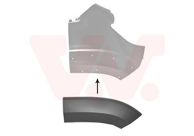 VAN WEZEL Verbreding, spatbord 1652524 VAN WEZEL 1652524 originele Wielkastverbreders FIAT RITMO prijs