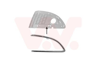 VAN WEZEL Ventilatora reste, Bampers 1779596 VAN WEZEL 1779596 Ventilatora reste bampers VOLVO XC70 orģinālās