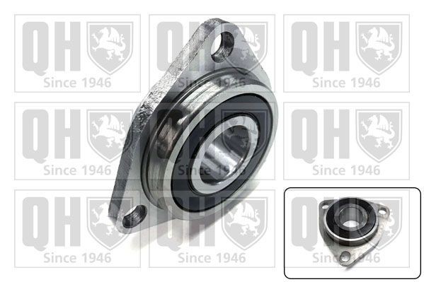 QUINTON HAZELL Lager, lufteraksel motorkjøling QWB1579 QUINTON HAZELL QWB1579 originale Holder, radiatorventilator Fiesta Mk6 hva koster