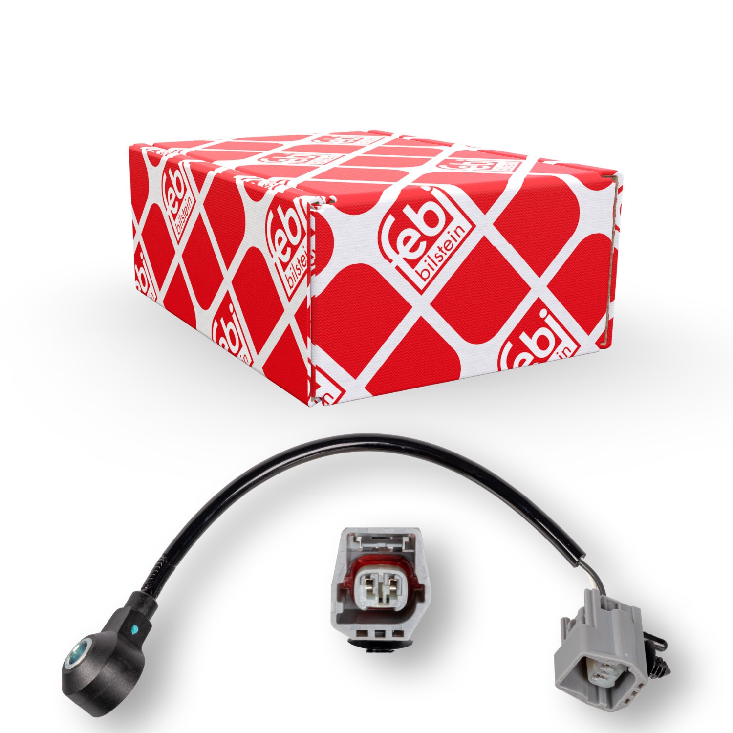 FEBI BILSTEIN Senzor klepania 106812 Systém zapaľovania FORD USA Mustang Mk6 Cabrio: Senzor klepania FEBI BILSTEIN 106812
