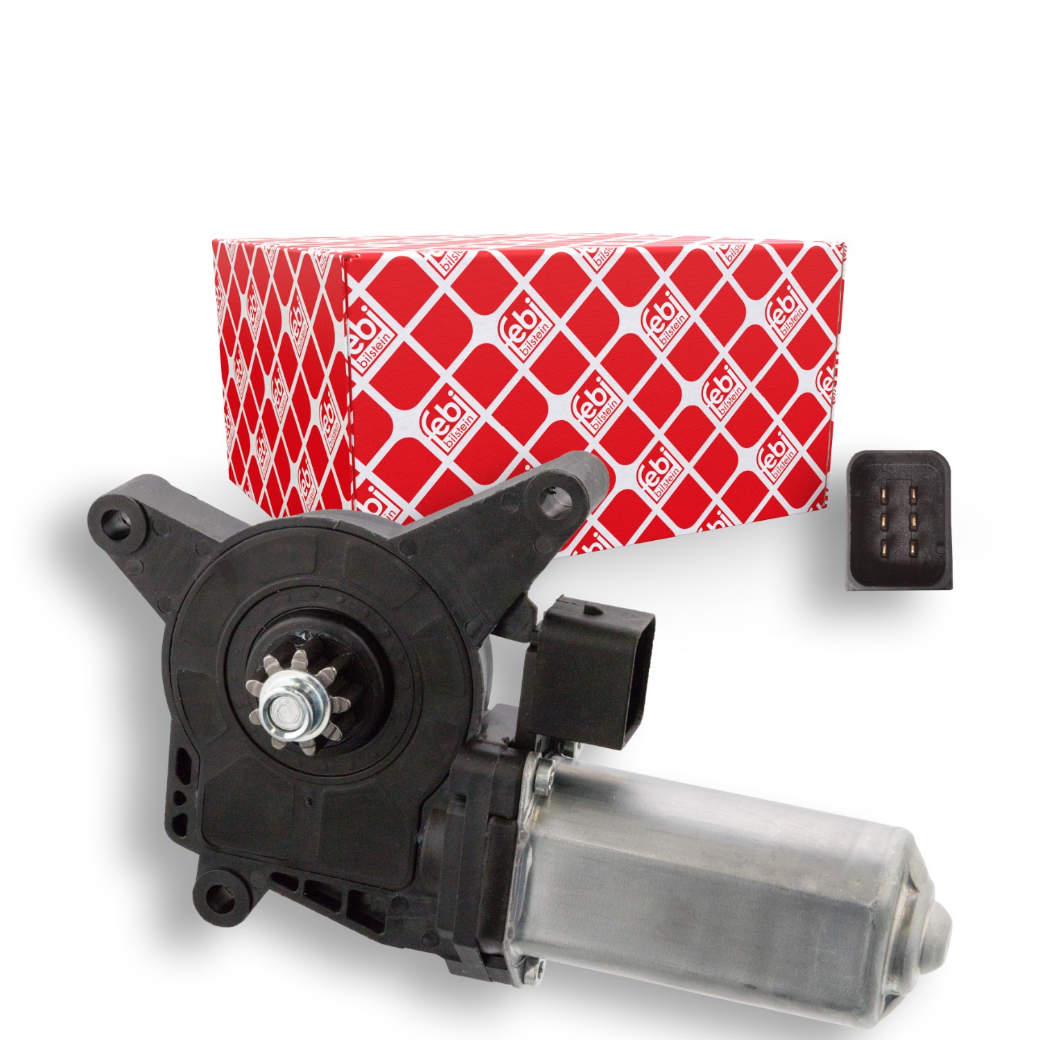FEBI BILSTEIN Motor eléctrico, elevador de vidro 107655 Motor de vidro FEBI BILSTEIN Fiat FIORINO 107655