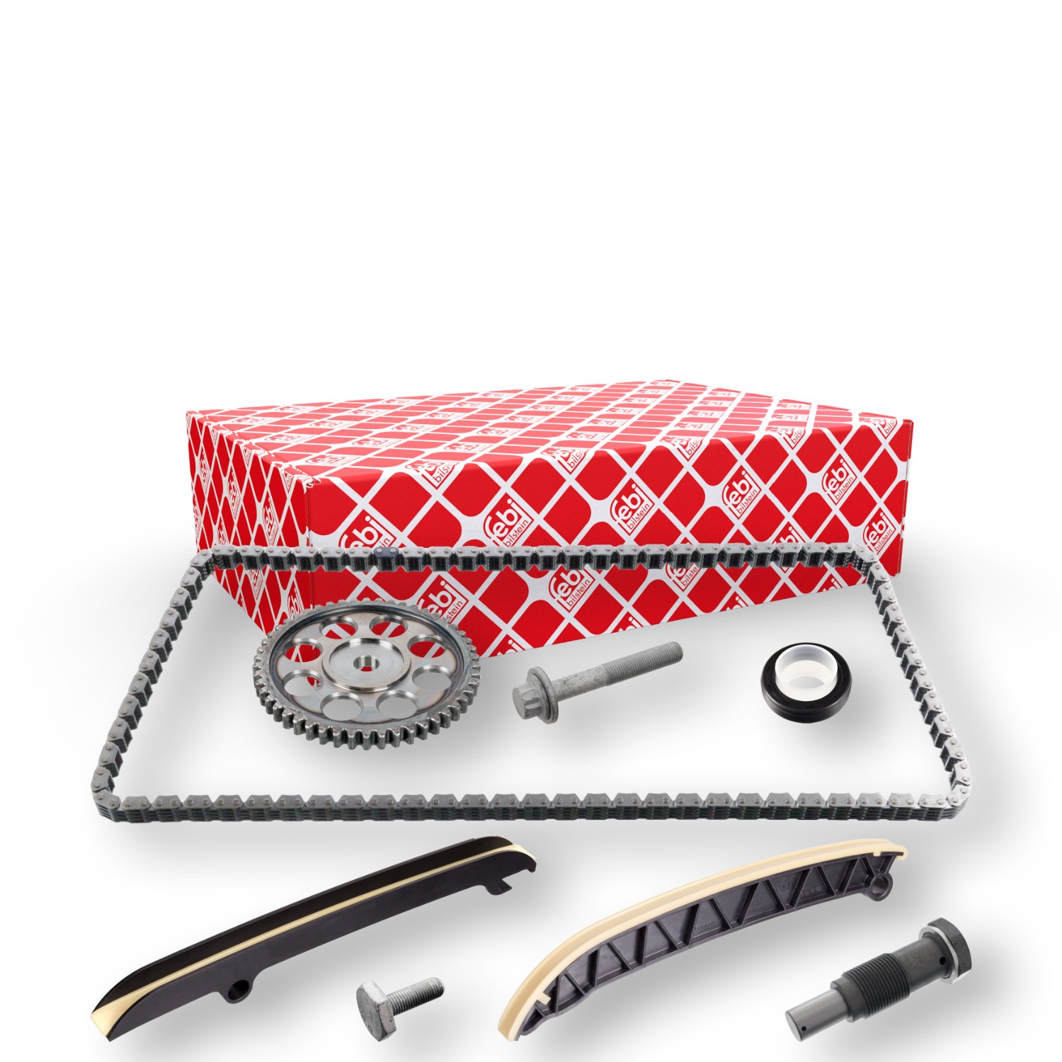 Kit catena distribuzione FEBI BILSTEIN 107797 FEBI BILSTEIN 107797 Catena motore Volkswagen CADDY 2018