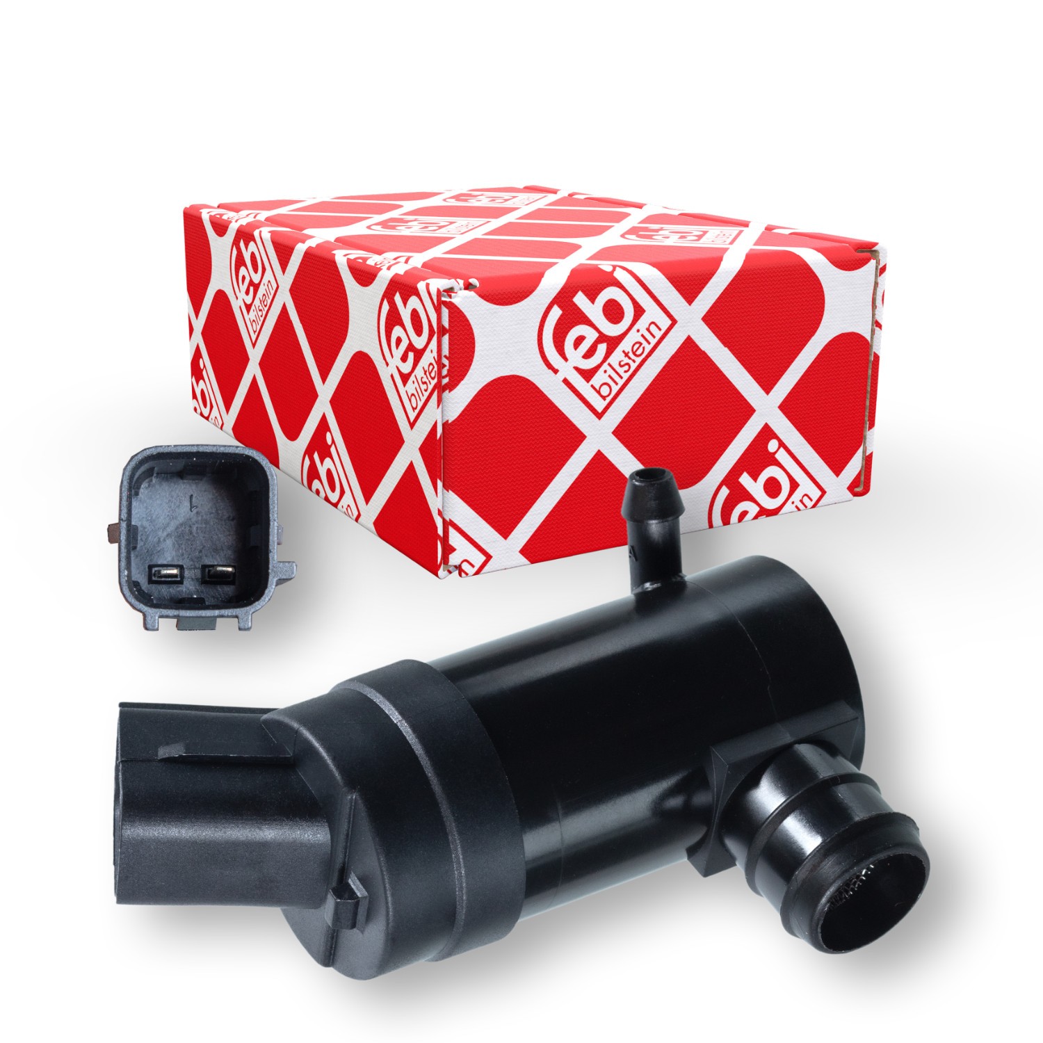 Water Pump, window cleaning FEBI BILSTEIN 108063 FEBI BILSTEIN 108063 HYUNDAI i20 2024 windscreen washer pump price