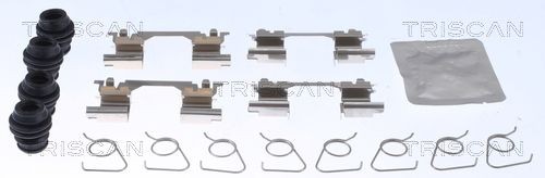 TRISCAN Kit d'accessoires, plaquette de frein à disque 8105 101666 Opel ZAFIRA Kit d'accessoires, plaquette de frein à disque TRISCAN 8105 101666