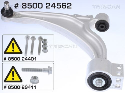 TRISCAN Tukivarsi 8500 24562 8500 24562 TRISCAN Alatukivarsi CHEVROLET ORLANDO