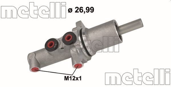 METELLI Maître-cylindre de frein 05-1144 Mercedes-Benz Série 123 Cylindre de frein METELLI 05-1144