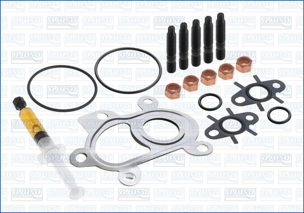 AJUSA Kit de montagem, turbocompressor JTC12354 AJUSA JTC12354 Kit de montagem sistema de escape Renault Scénic IV preço