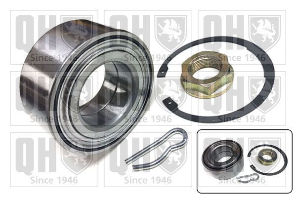 QUINTON HAZELL Σετ ρουλεμάν τροχών QWB835 Πλήμνη QUINTON HAZELL Peugeot 3008 The Original QWB835