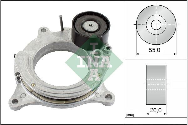 Βραχίονας σύσφιγξης, ιμάντας poly-V INA 534 0692 10 INA 534 0692 10 Βραχίονας σύσφιγξης BMW Σειρά 1 2020