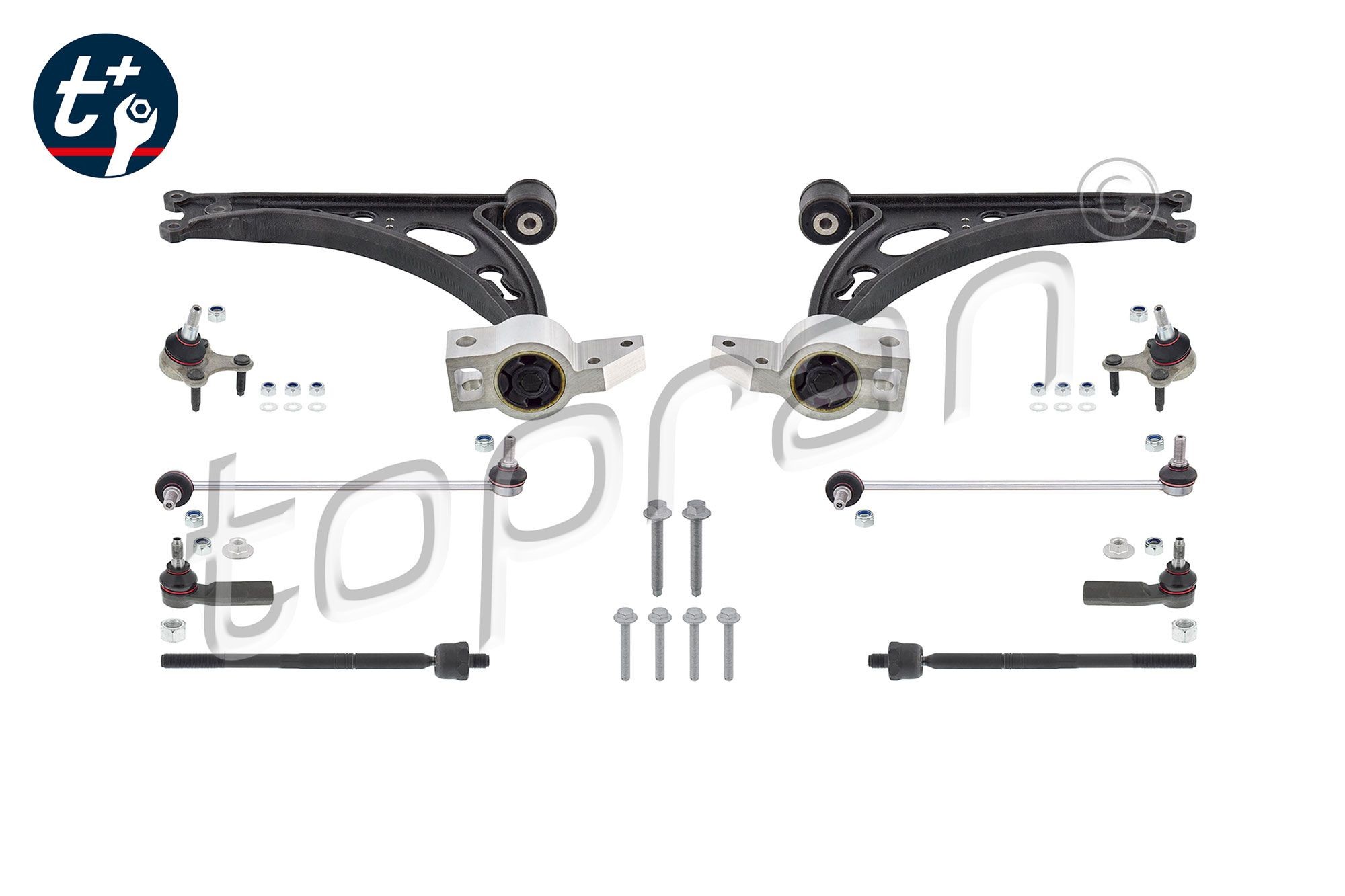 TOPRAN Draagarm set 629 709 TOPRAN 629 709 Wielophanging rep set Skoda Karoq NU goedkoop