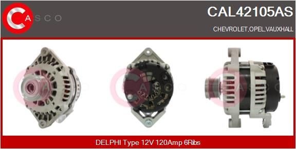 Alternatore CASCO CAL42105AS CASCO CAL42105AS Dinamo Vauxhall ANTARA 2014