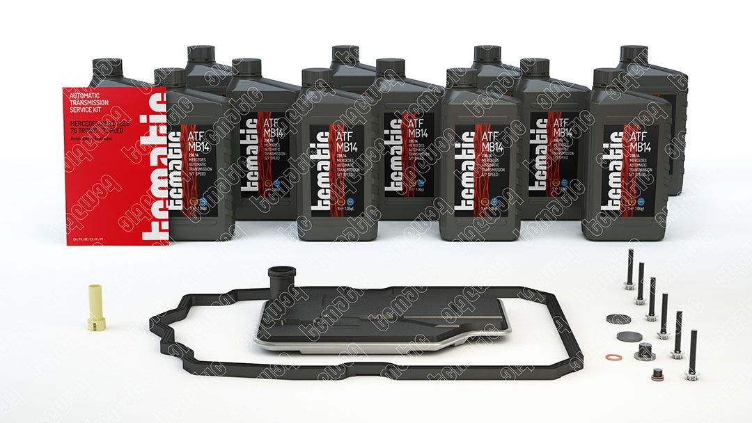 TCMATIC Sett til oljeskift, automatisk girkasse 105.108.2009 Automatfilter TCMATIC GLA 105.108.2009 billige