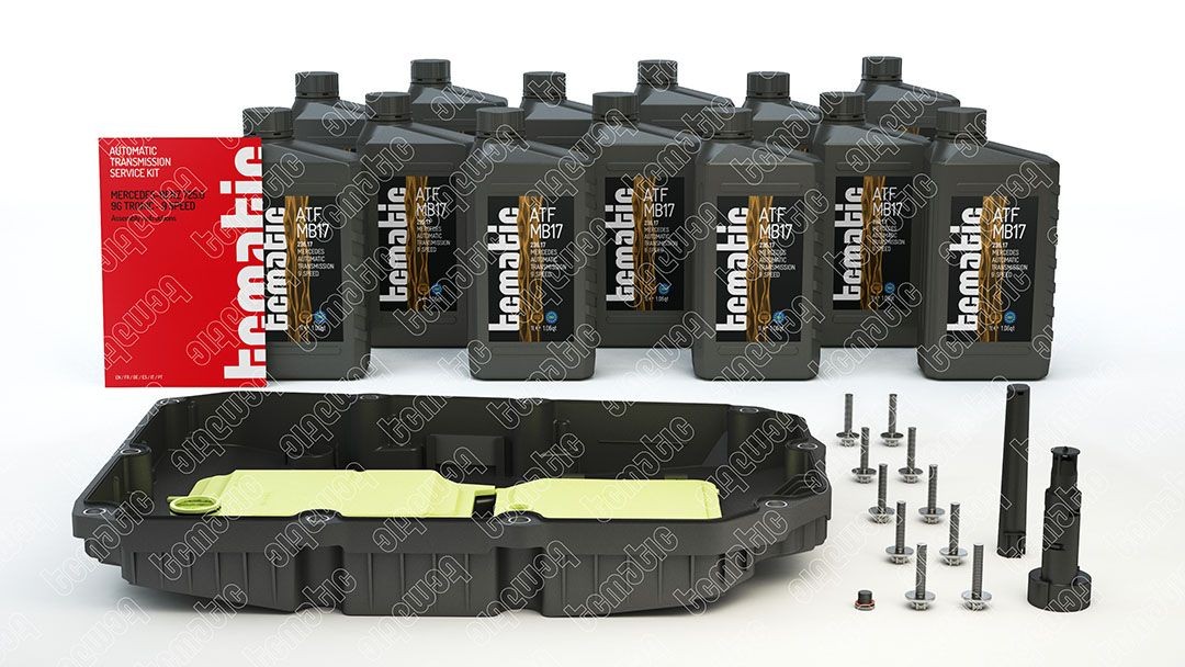 TCMATIC Kit de mudança de óleo de caixa automática 105.108.2012 TCMATIC 105.108.2012 Conjunto de peças, mudança de óleo, caixa de vel. automática Mercedes A217 originais preço