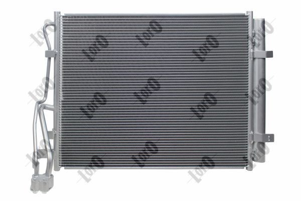ABAKUS Kondensator, klimaanlegg 019-016-0046 ABAKUS 019-016-0046 Radiator AC Quoris Sedan originale pris