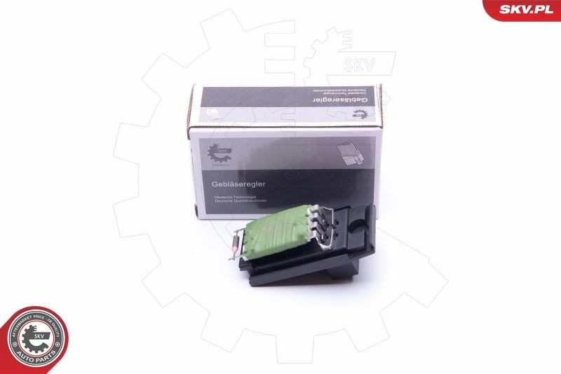 ESEN SKV Motstand, kupévifte 94SKV061 Viftemotor motstand ESEN SKV Ford ESCORT 94SKV061