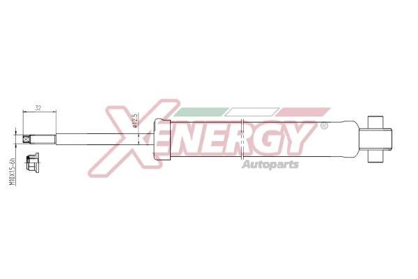 AP XENERGY Αμορτισέρ X025348 Αμορτισέρ ανάρτησης AP XENERGY Alfa Romeo SPIDER X025348